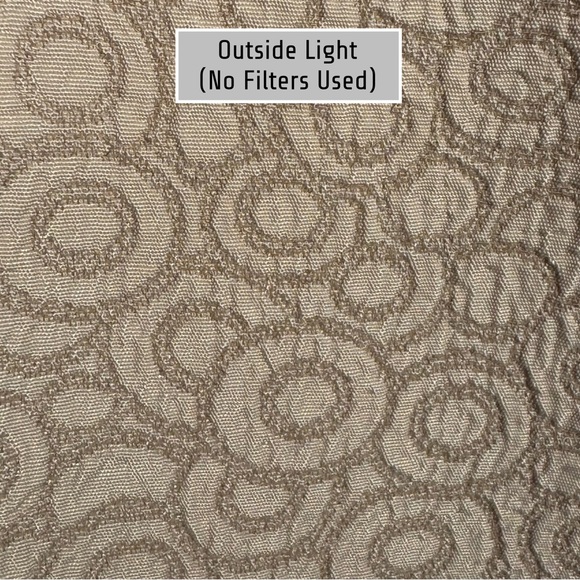 Taupe Jacquard Skirt Set Peplum Flounce Hem (14W) - Picture 15 of 17